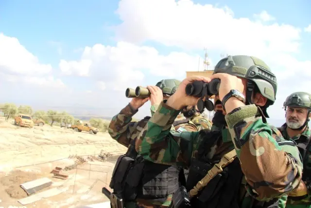 Suriye Geçici Hükümetine bağlı Suriye Milli Ordusu'ndan PYD-PKK'ya gözdağı Suriye Geçici Hükümetine bağlı Suriye Milli Ordusu'ndan PYD-PKK'ya gözdağı