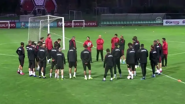 A Milli Takım hazırlıklarını sürdürdü A Milli Takım hazırlıklarını sürdürdü