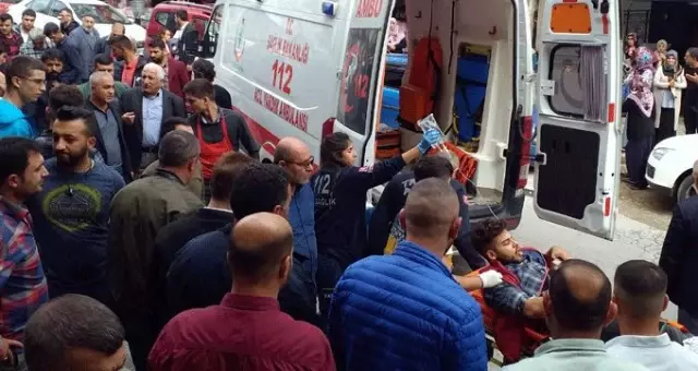 Motosiklet sürücüsünün ayağının koptuğu kazanın görüntüleri ortaya çıktı