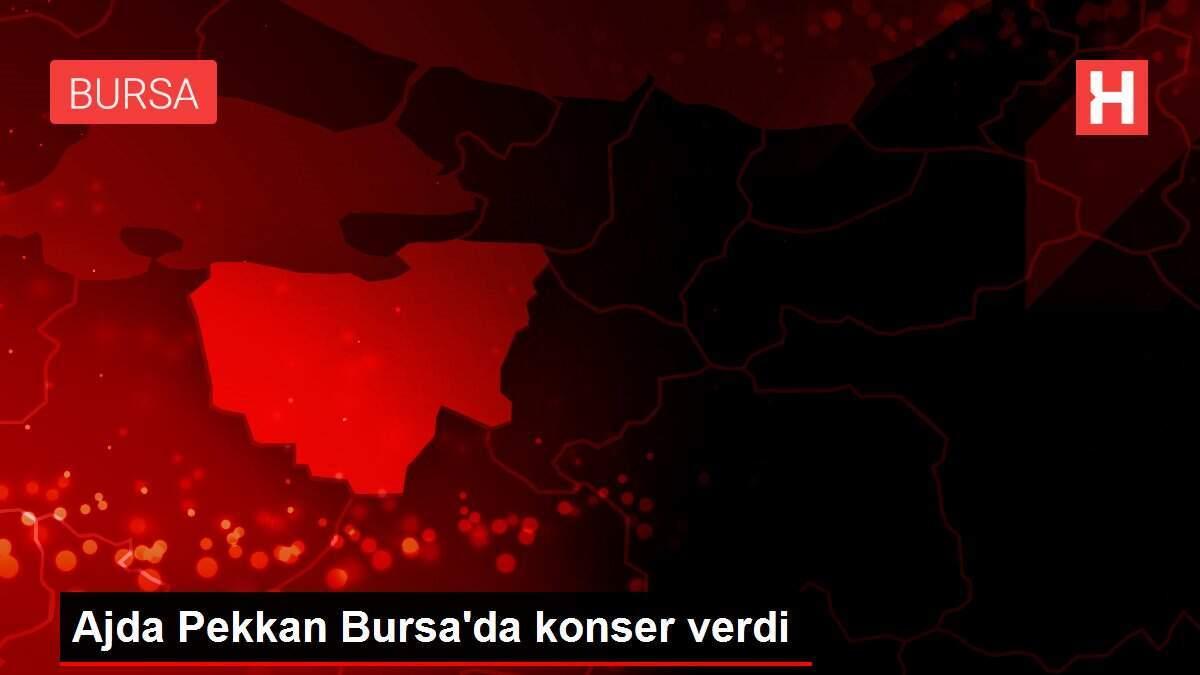 Ajda Pekkan Bursa'da konser verdi
