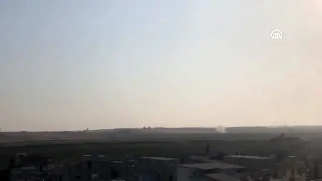 Barış Pınarı Harekatı - Tel Abyad'daki terör hedefleri obüs atışlarıyla vuruluyor