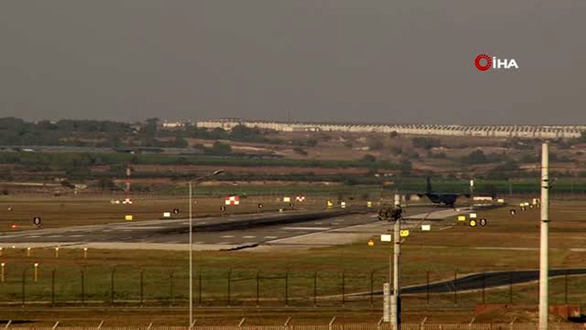 İncirlik Üssü'nde Barış Pınarı Harekatı hareketliliği