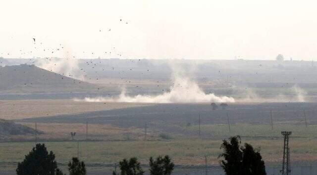 Jetlerden sonra obüsler de bombardımana başladı