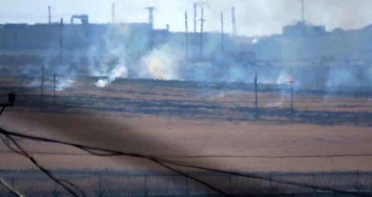 YPG'li teröristler SİHA görüntü almasın diye otları yaktı