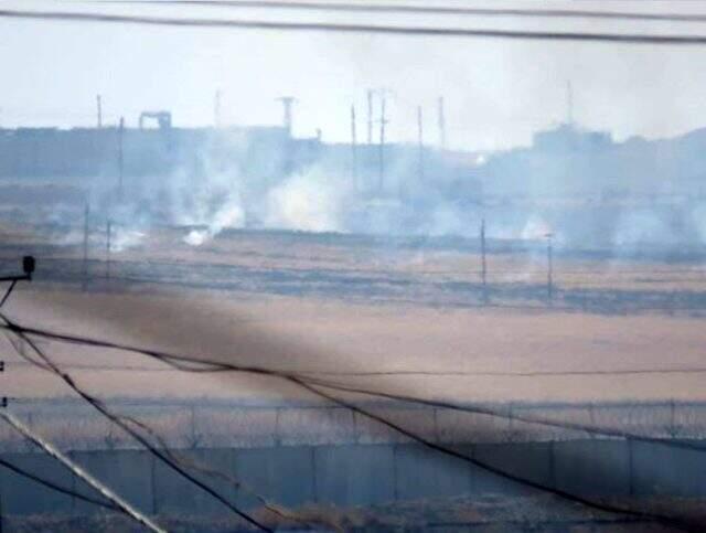 YPG'li teröristler SİHA görüntü almasın diye otları yaktı