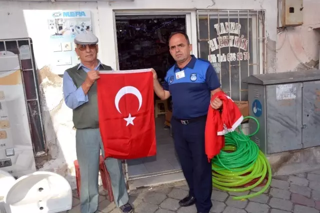 'Barış Pınarı Harekatı'na' Türk bayraklı destek 'Barış Pınarı Harekatı'na' Türk bayraklı destek