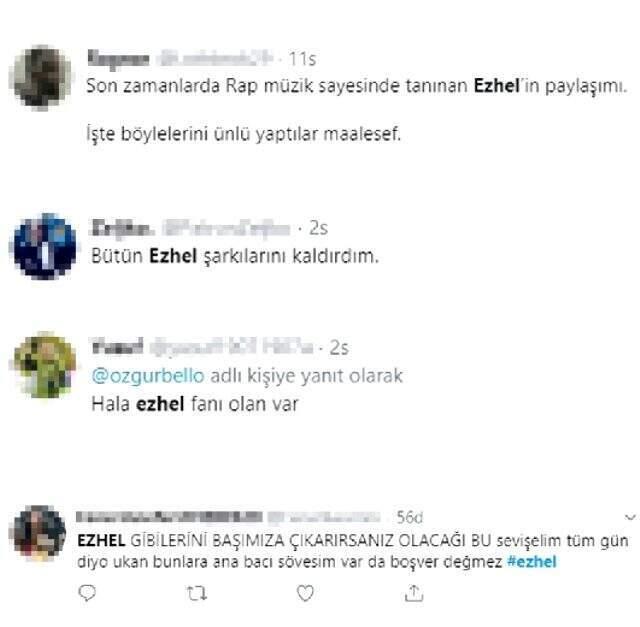 'Gel savaşma, sevişelim' diyen rapçi Ezhel, Twitter'da gündem oldu