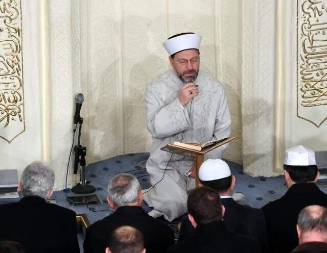 Hacı Bayram Cami'nde Barış Pınarı Harekatı için Fetih Suresi okundu