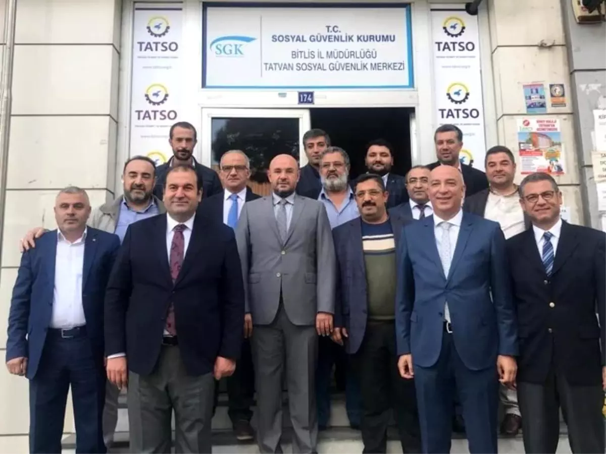 KOSGEB heyetinden Tatvan'a ziyaret