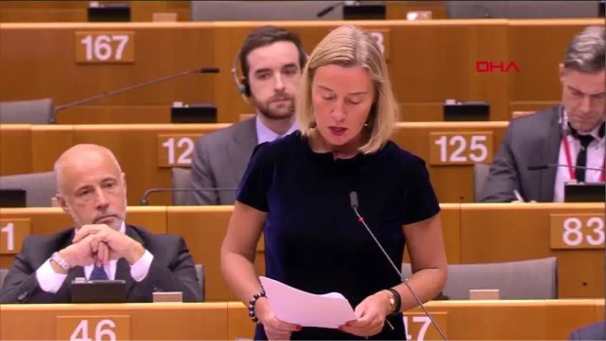 Mogherini türkiye'yi tek taraflı askeri harekatını derhal durdurmaya davet ediyoruz