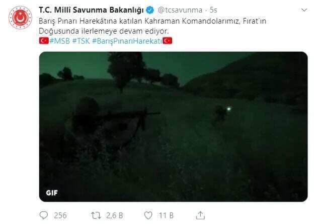 MSB'den kara harekatı açıklaması: Komandolar Fırat'ın doğusunda ilerliyor