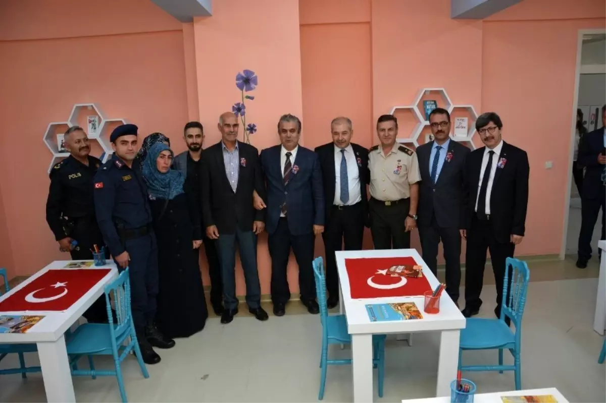 Şehit İbrahim Tanrıverdi'nin ismi kütüphanede yaşayacak