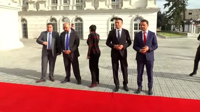 Slovenya Başbakanı Sarec Kuzey Makedonya'da