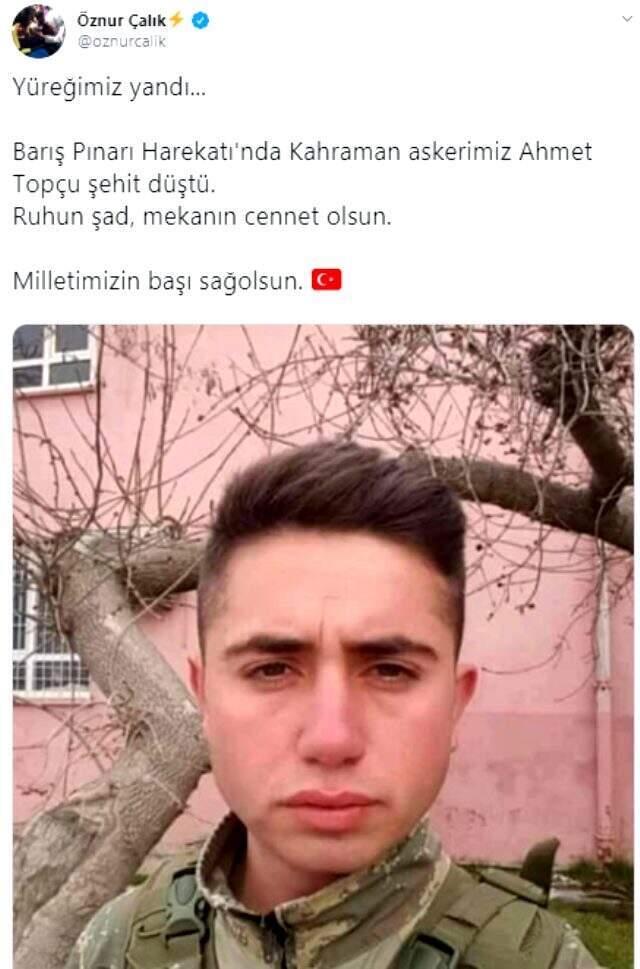Milli Savunma Bakanı Akar'dan şehit er için duygulandıran başsağlığı mesajı: Sizi toprağa değil yüreğimize gömdük