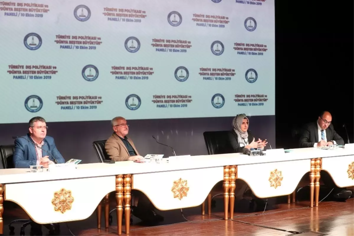 Şahinbey'de 'Türkiye Dış Politikası ve Dünya Beşten Büyüktür' paneli