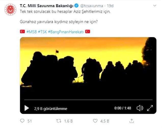 Son Dakika: Milli Savunma Bakanlığı: Şehitlerin hesabı tek tek sorulacak