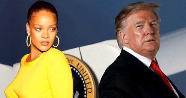 Yıldız şarkıcı Rihanna: Trump şu anda Amerika'daki en akıl hastası insan