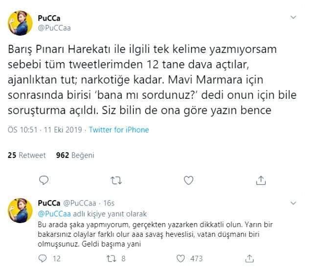Uyuşturucuya özendirmek suçundan ceza alan Pucca, Harekat ile ilgili neden paylaşım yapmadığını açıkladı