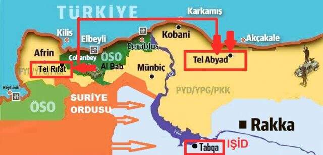 YPG/PKK'LI teröristlere önce kıskaç sonra çevirme: Kuzeye süpürme harekâtı