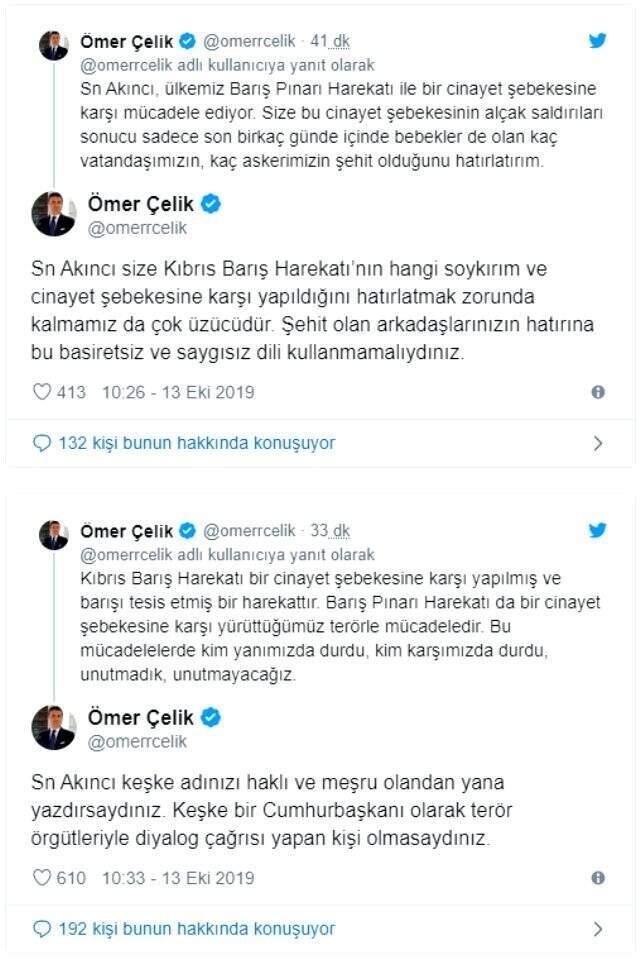 AK Parti Sözcüsü Çelik'ten KKTC Cumhurbaşkanı Akıncı'ya tepki: Basiretsizlik ve saygısızlık
