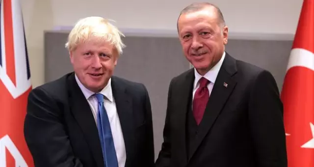 Cumhurbaşkanı Erdoğan, İngiltere Başbakanı Johnson ile görüştü
