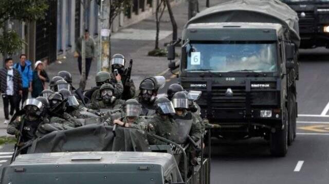 Ekvador'da protestolar: Başkent Quito'da sokağa çıkma yasağı