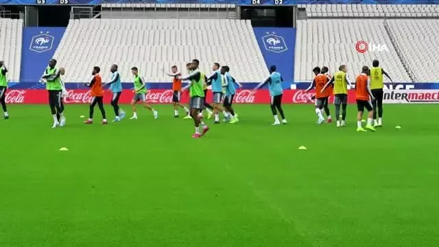 Fransa, Türkiye maçı hazırlıklarını tamamladı Fransa, Türkiye maçı hazırlıklarını tamamladı