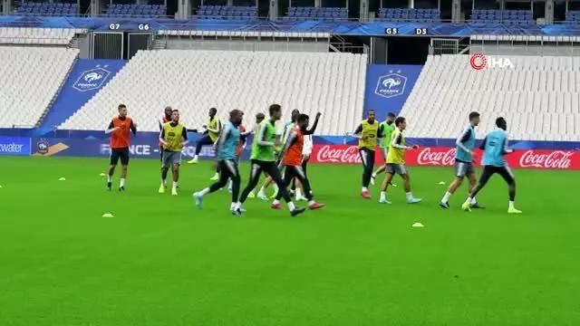 Fransa, Türkiye maçı hazırlıklarını tamamladı Fransa, Türkiye maçı hazırlıklarını tamamladı