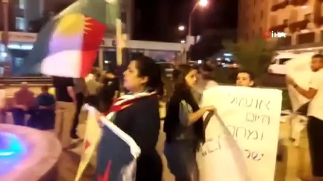 - İsrail'de terör örgütü YPG/PKK'ya destek gösterisi - İsrail'de terör örgütü YPG/PKK'ya destek gösterisi