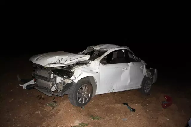 Kahramanmaraş'ta otomobil şarampole devrildi: 1 ölü, 1 yaralı