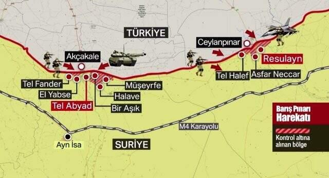Son Dakika: Tel Abyad ve Resulayn ilçelerine bağlı 42 köy teröristlerden kurtarıldı