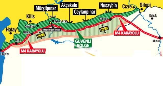 Son Dakika: Terör örgütü PKK/YPG'nin lojistik faaliyet yürüttüğü M4 karayolu kontrol altına alındı