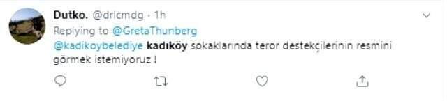 Sosyal medya ayağa kalktı: YPG'ye destek veren Greta'nın resmi Kadıköy duvarlarından silinsin!