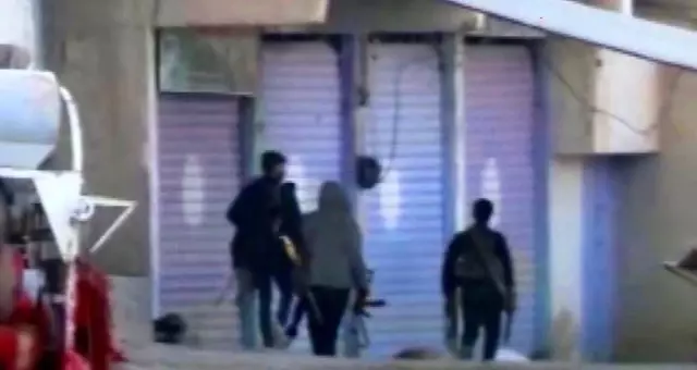 TSK'nın kontrolü sağladığı Resualyn'da teröristlerin kaçış anı kameraya yansıdı