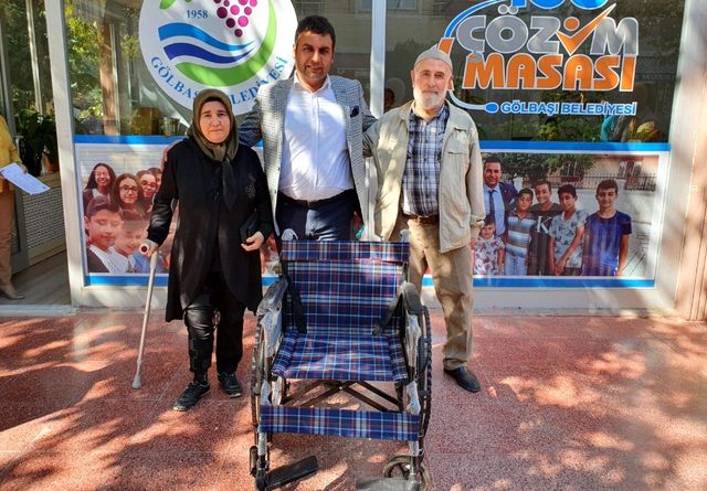Engellilere tekerlekli sandalye verildi Haberler