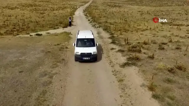Erciyes Dağı'nda araçlar kendiliğinden rampa yukarı çıkıyor Erciyes Dağı'nda araçlar kendiliğinden rampa yukarı çıkıyor
