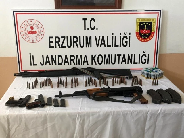 Erzurum’da kaçak silah operasyonu ile ilgili görsel sonucu