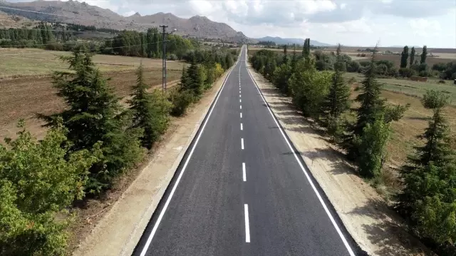 Kırşehir'de asfaltlama çalışmaları