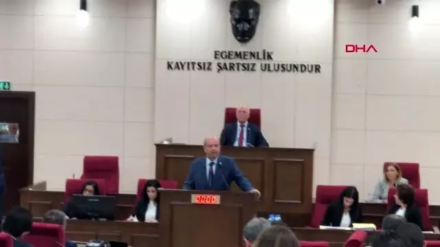 Kktc meclisi'nde akıncı'nın sözleri tartışıldı Kktc meclisi'nde akıncı'nın sözleri tartışıldı