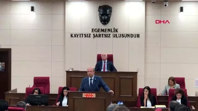Kktc meclisi'nde akıncı'nın sözleri tartışıldı Kktc meclisi'nde akıncı'nın sözleri tartışıldı