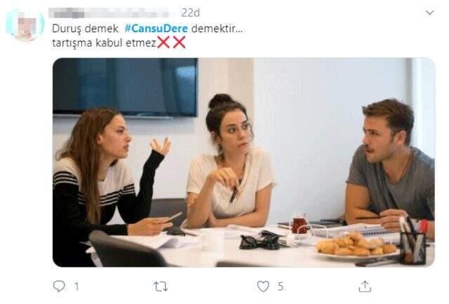 Yeni diziyle ekranlara dönen Cansu Dere, duru güzelliği ile Twitter'da trend oldu