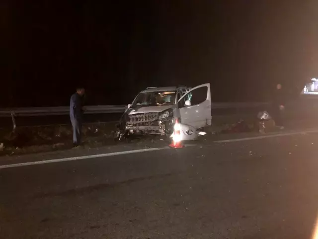 Yola çıkan domuz 3 ayrı kazaya neden oldu: 6 yaralı Yola çıkan domuz 3 ayrı kazaya neden oldu: 6 yaralı