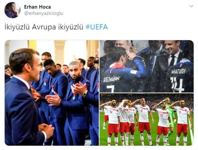 Asker selamı nedeniyle Türkiye'ye soruşturma açan UEFA'ya büyük tepki!