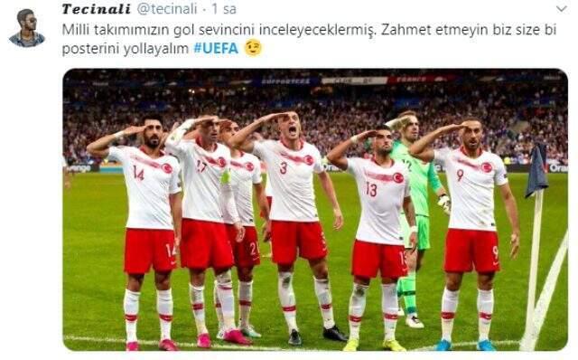 Asker selamı nedeniyle Türkiye'ye soruşturma açan UEFA'ya büyük tepki!