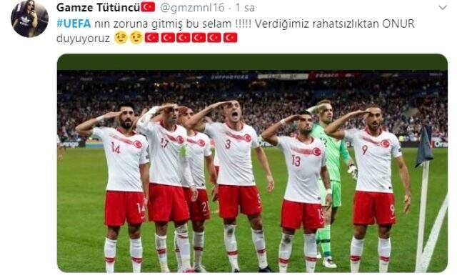 Asker selamı nedeniyle Türkiye'ye soruşturma açan UEFA'ya büyük tepki!