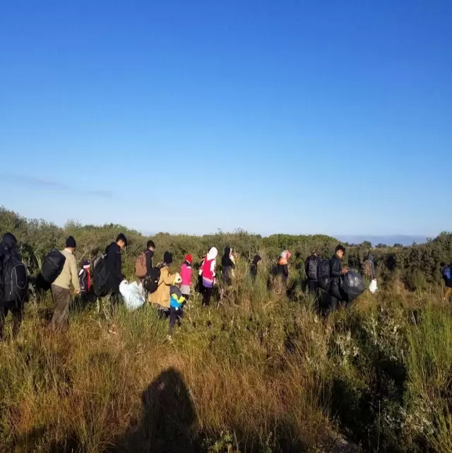 Çanakkale'de 2 günde 302 mülteci yakalandı Çanakkale'de 2 günde 302 mülteci yakalandı