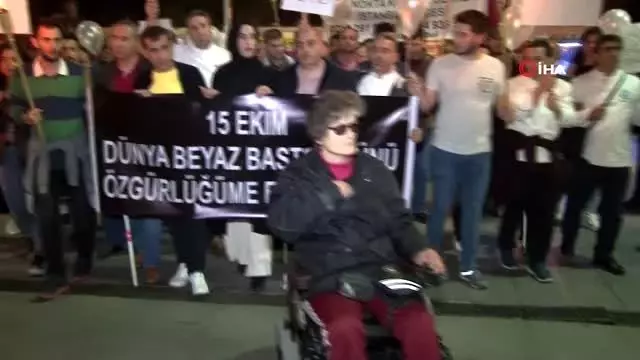 Görme engellilerden 'Beyaz Baston' kullanımına ilişkin kanun talebi