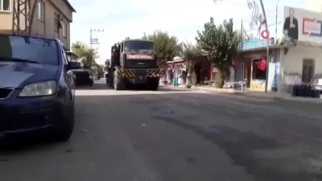 Kilis'ten Şanlıurfa sınırına sevkıyat Kilis'ten Şanlıurfa sınırına sevkıyat