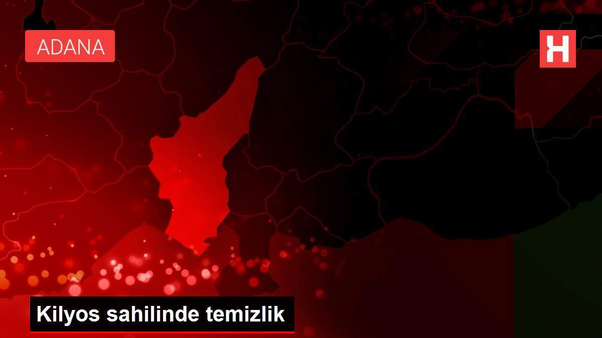 Kilyos sahilinde temizlik