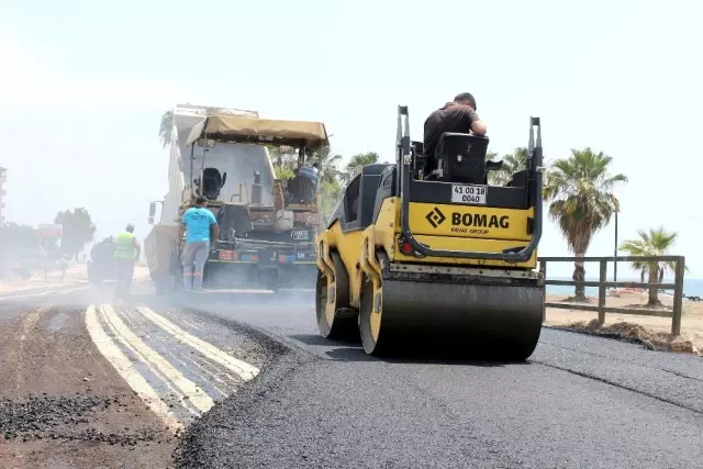 Mersin Büyükşehir, 6 ayda 54 bin ton asfalt döktü